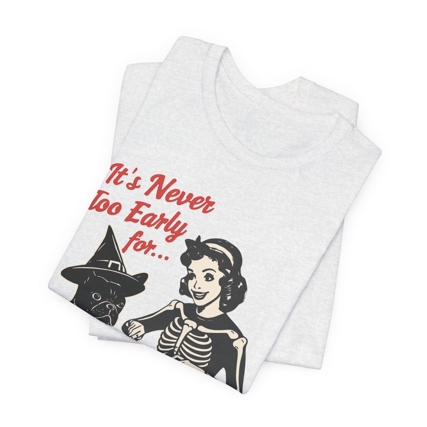 Black French Bulldog Early Halloween TShirt