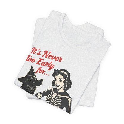 Black French Bulldog Early Halloween TShirt