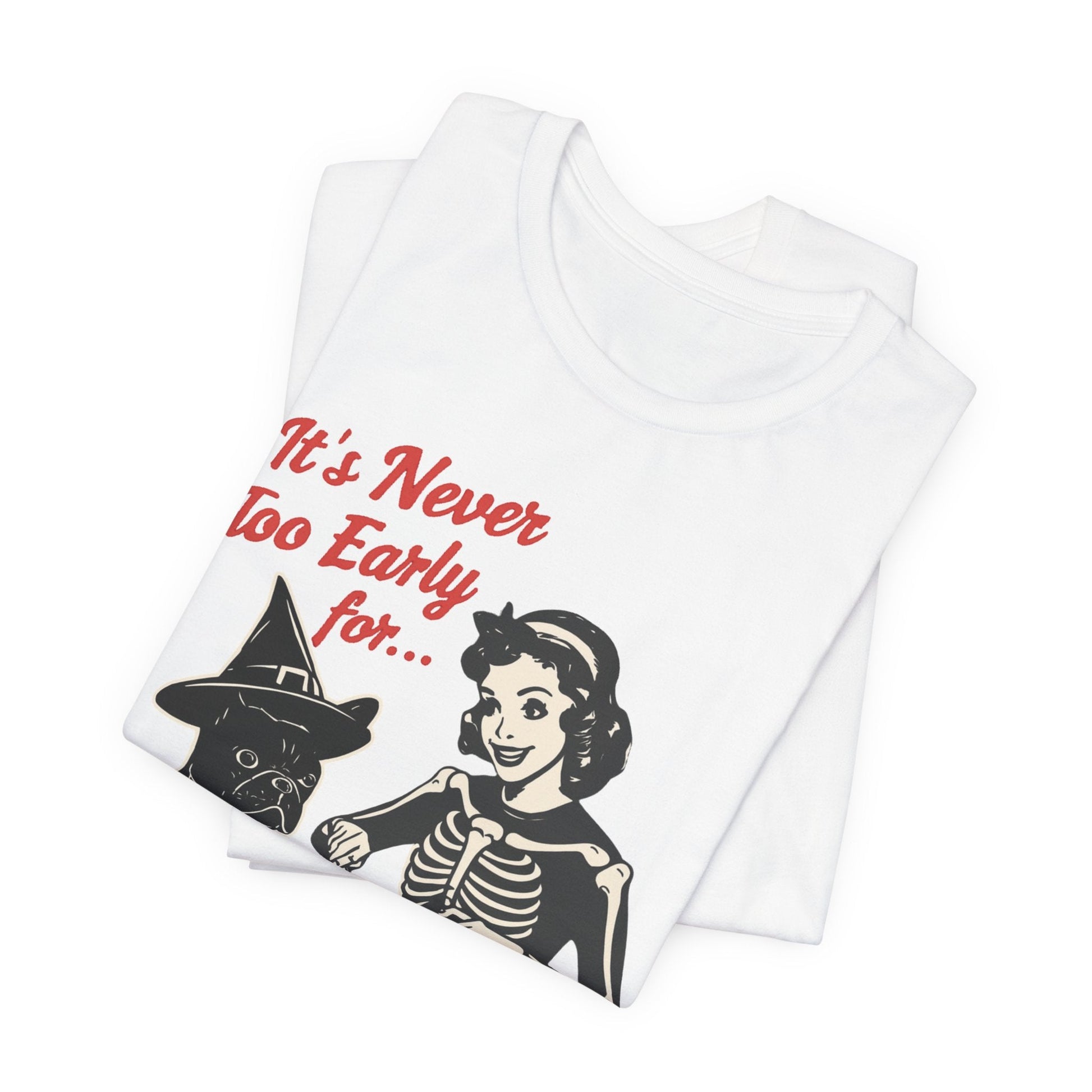 Black French Bulldog Early Halloween TShirt