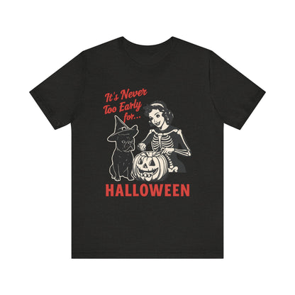 Black French Bulldog Early Halloween TShirt
