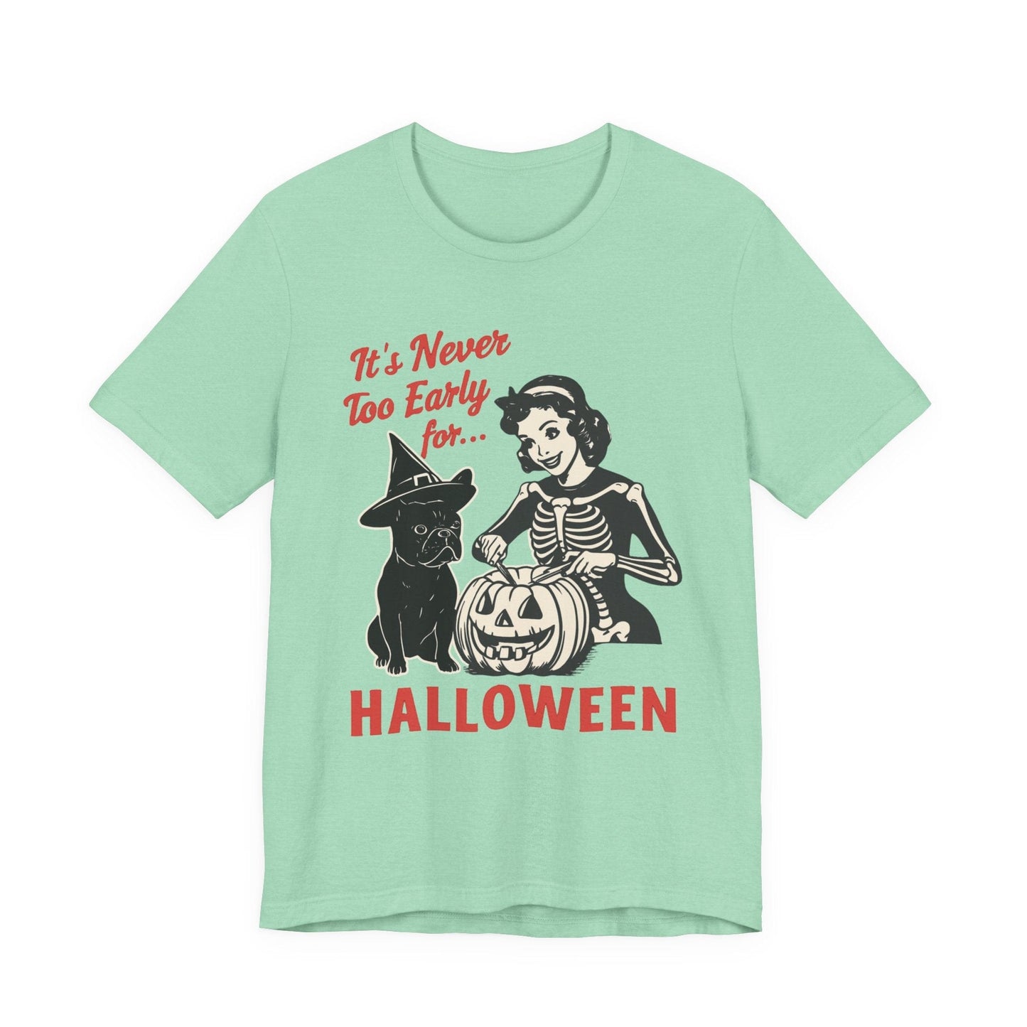 Black French Bulldog Early Halloween TShirt