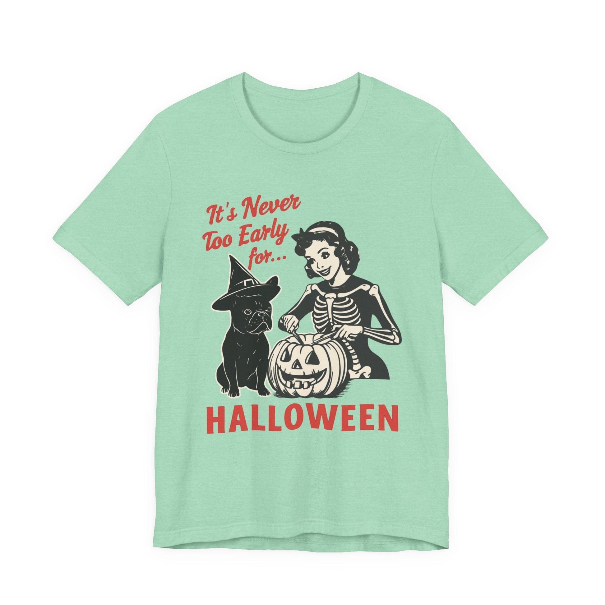 Black French Bulldog Early Halloween TShirt