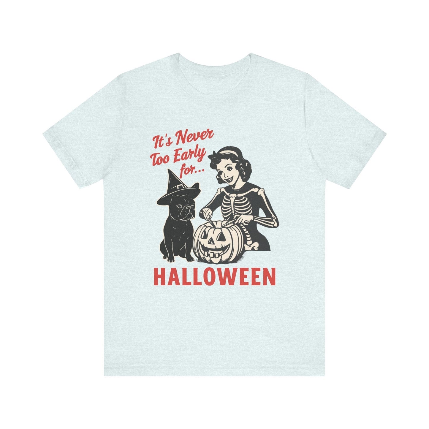Black French Bulldog Early Halloween TShirt