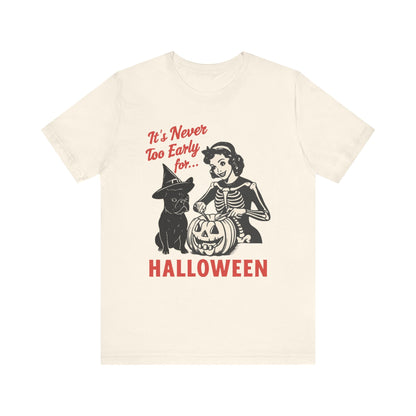 Black French Bulldog Early Halloween TShirt