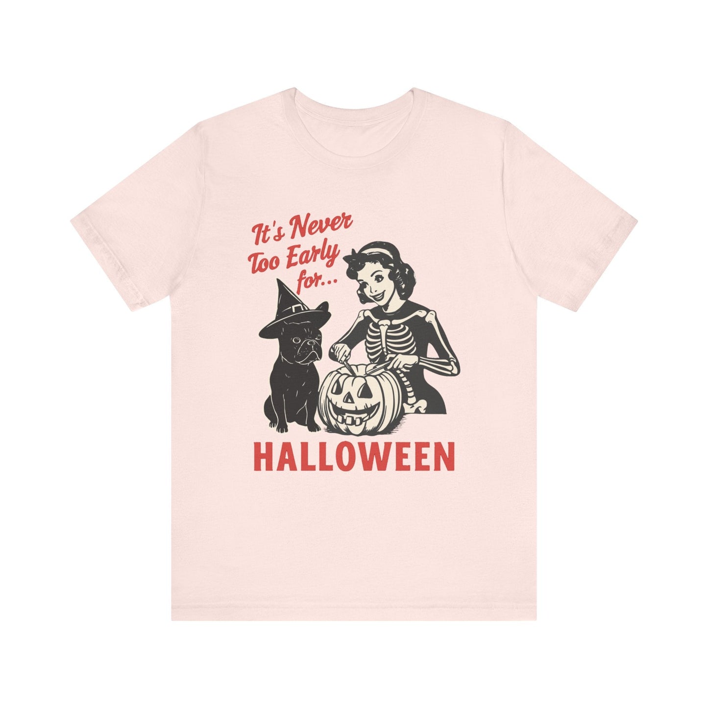 Black French Bulldog Early Halloween TShirt