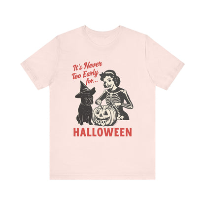 Black French Bulldog Early Halloween TShirt