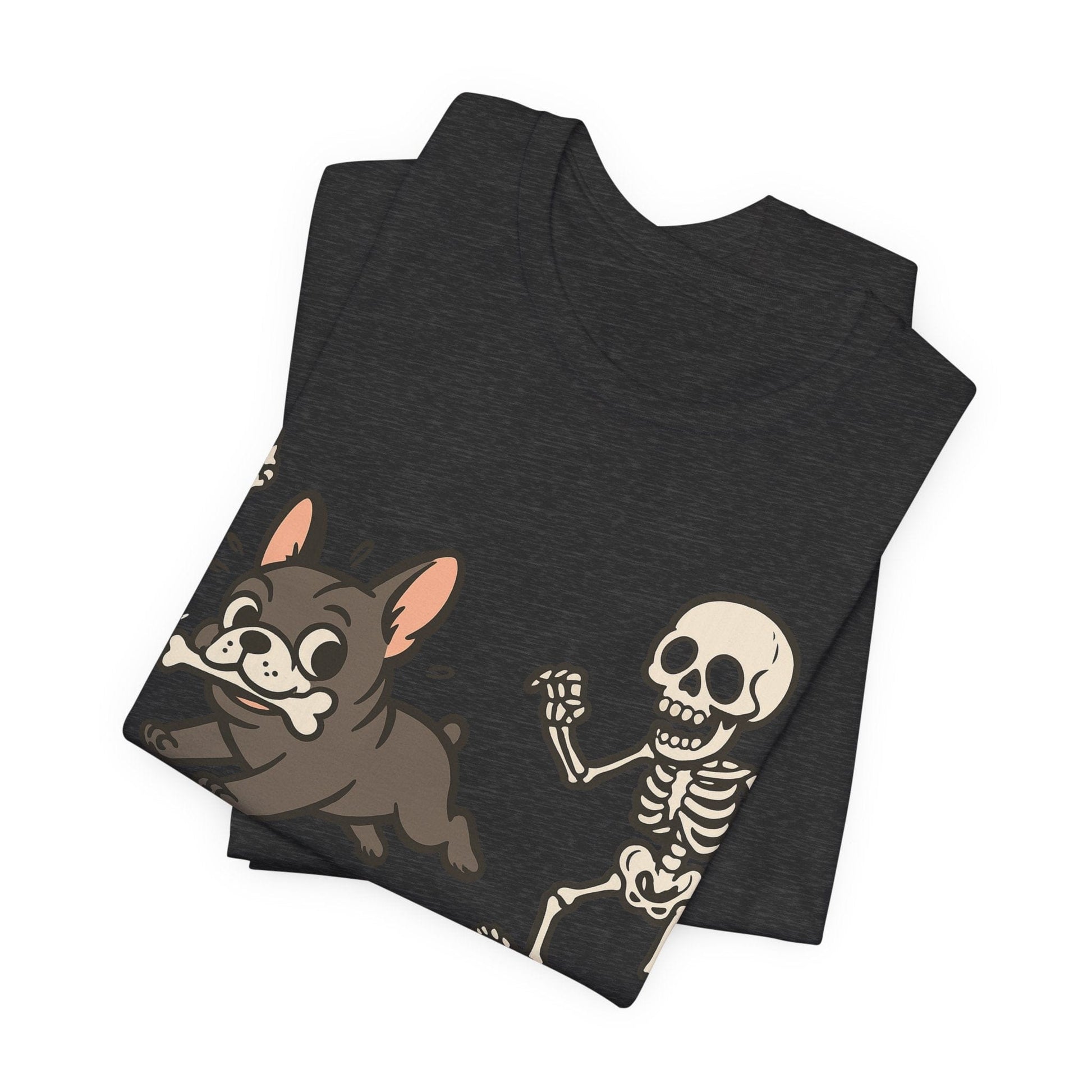 Printify T-Shirt Black French Bulldog Grave Robber TShirt