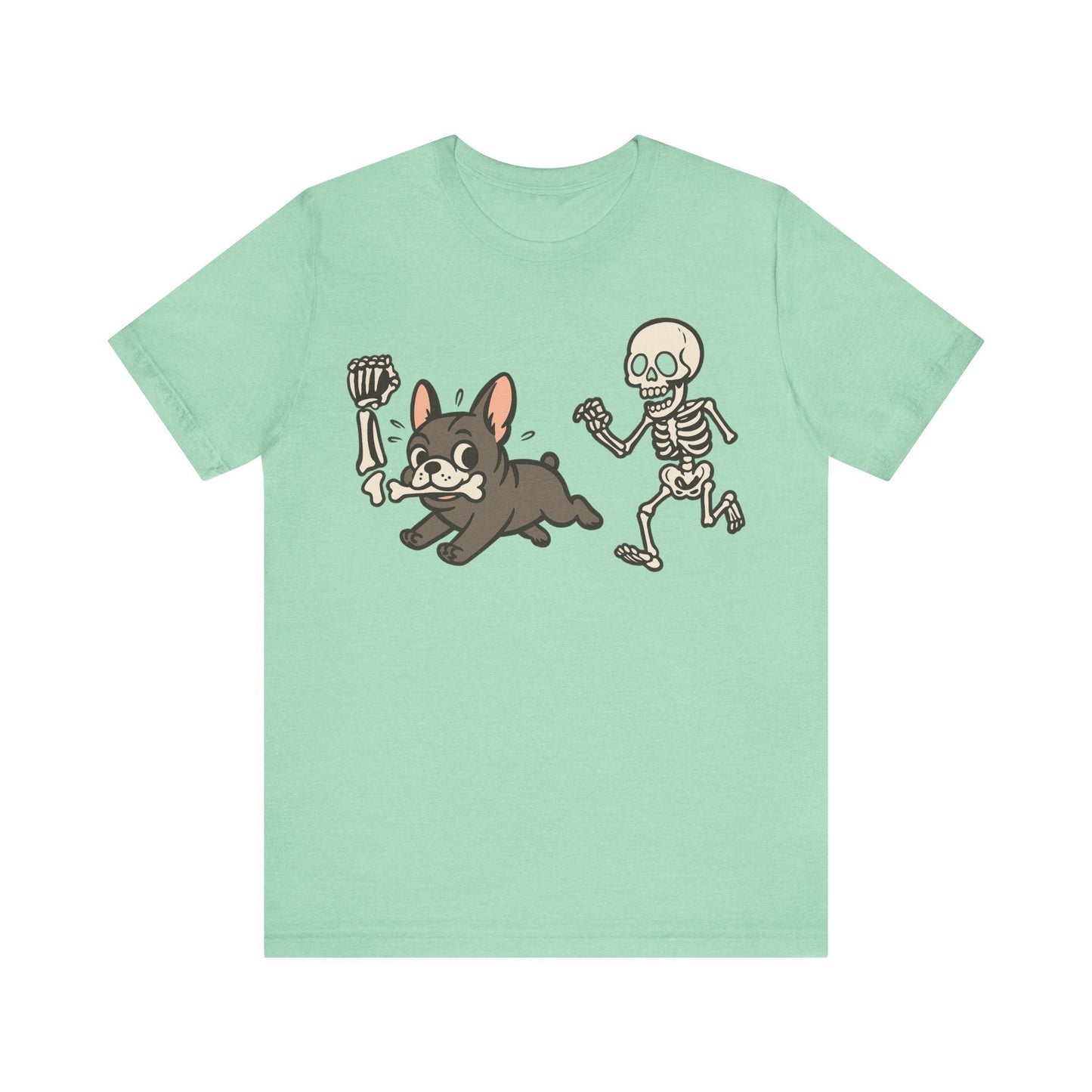 Printify T-Shirt Black French Bulldog Grave Robber TShirt