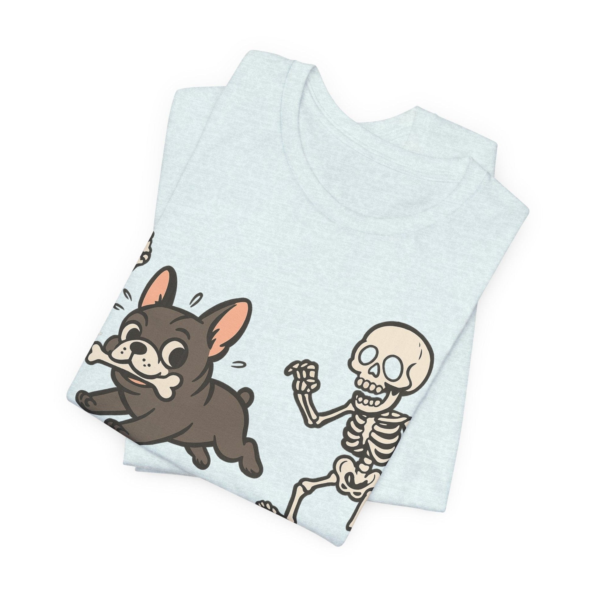 Printify T-Shirt Black French Bulldog Grave Robber TShirt