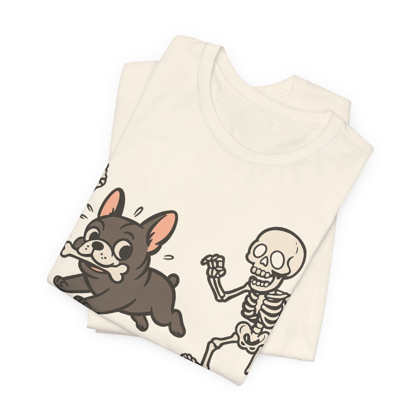 Printify T-Shirt Black French Bulldog Grave Robber TShirt