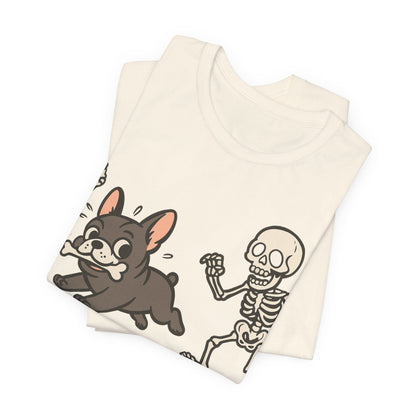 Printify T-Shirt Black French Bulldog Grave Robber TShirt