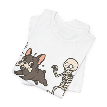 Printify T-Shirt Black French Bulldog Grave Robber TShirt