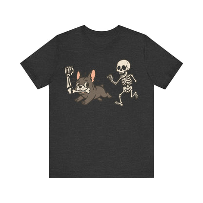 Printify T-Shirt Black French Bulldog Grave Robber TShirt