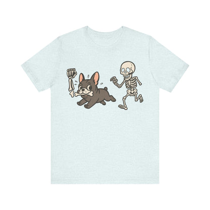 Printify T-Shirt Black French Bulldog Grave Robber TShirt