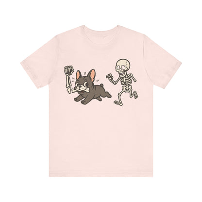 Printify T-Shirt Black French Bulldog Grave Robber TShirt