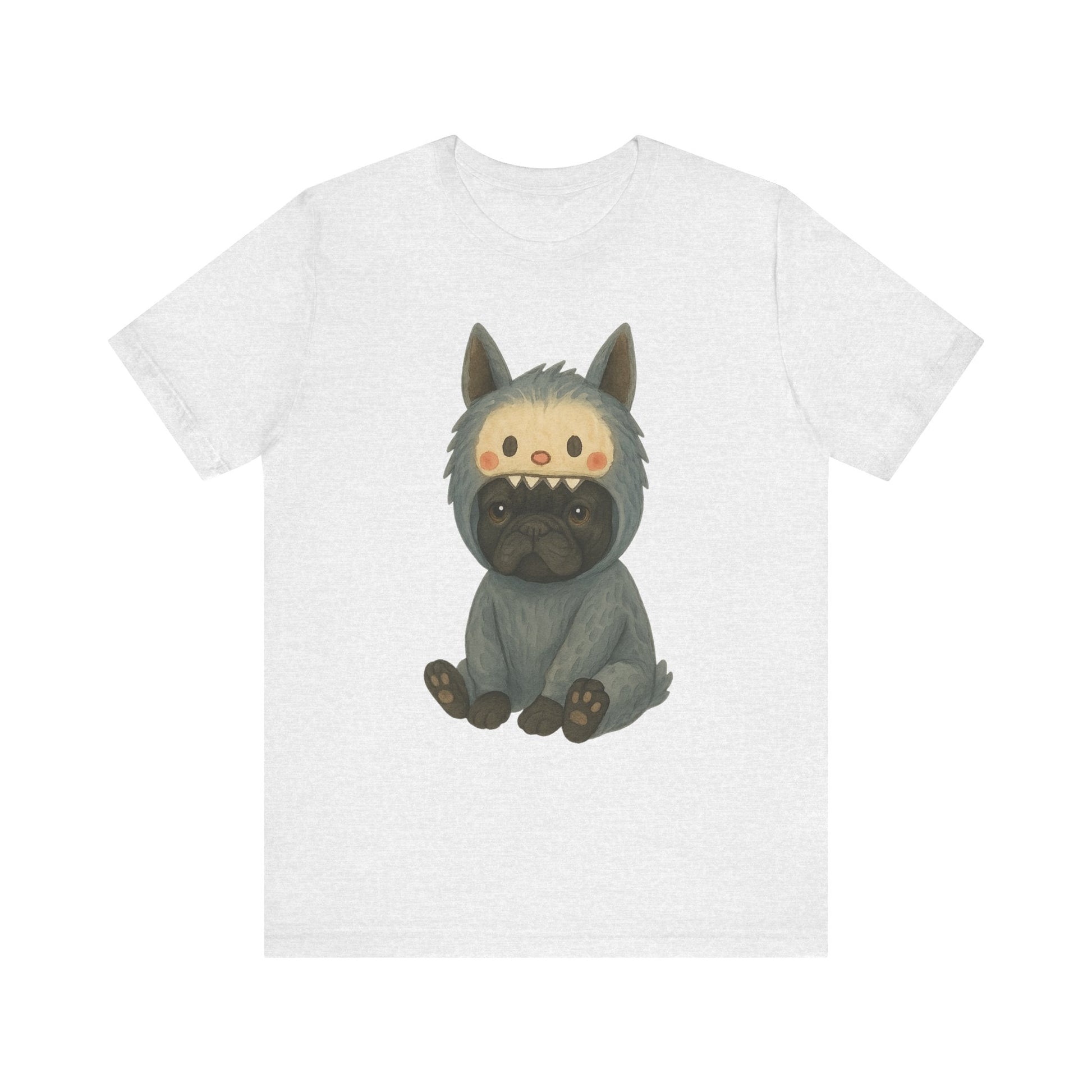 Printify T-Shirt Black French Bulldog Little Monster TShirt