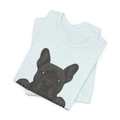 Printify T-Shirt Black French Bulldog My Therapist TShirt
