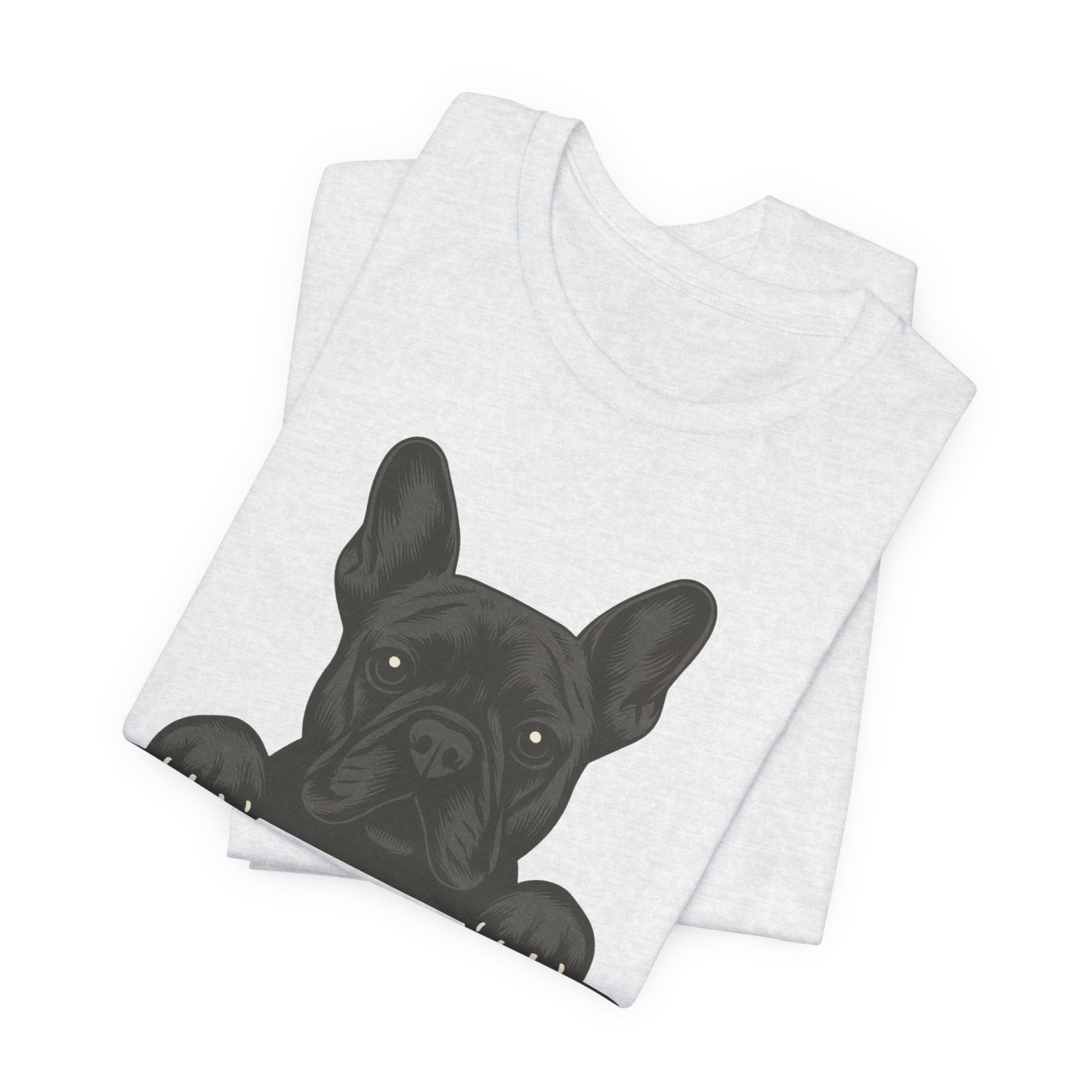 Printify T-Shirt Black French Bulldog My Therapist TShirt