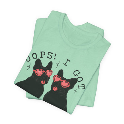 Black French Bulldog Oops TShirt