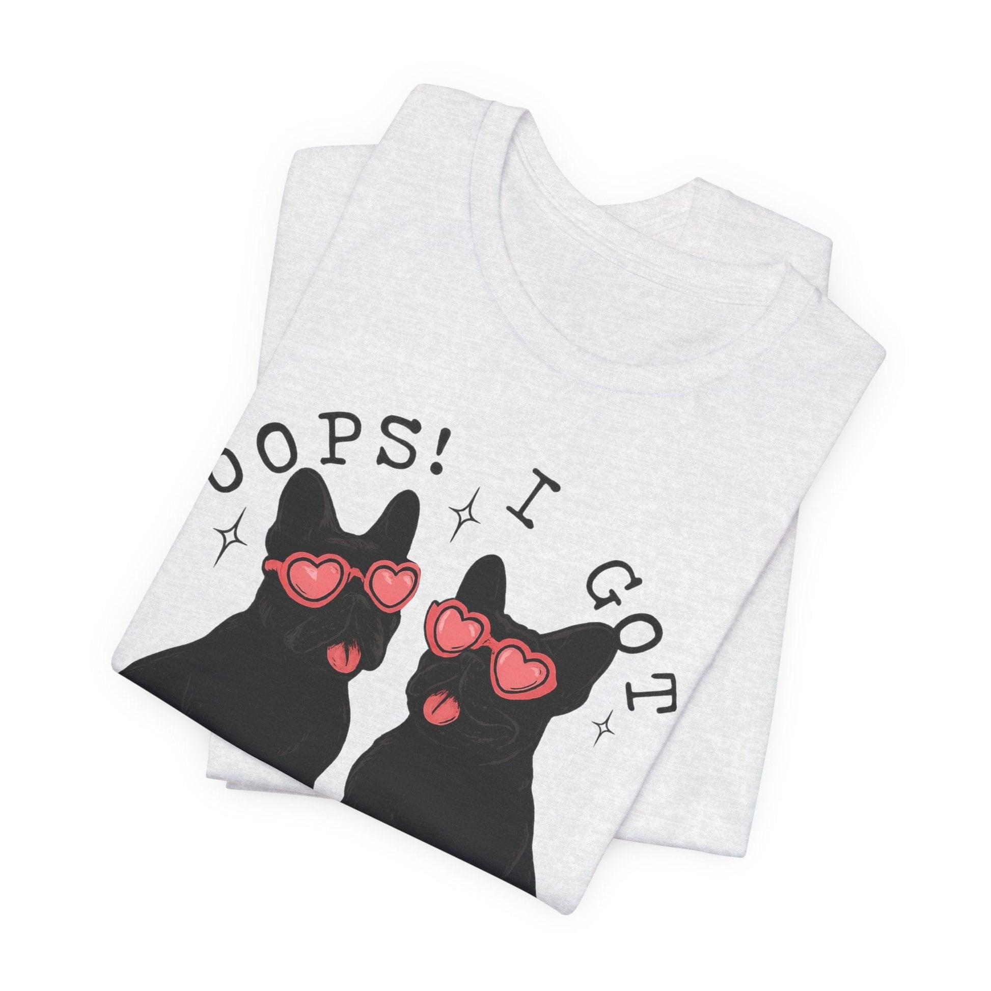 Black French Bulldog Oops TShirt