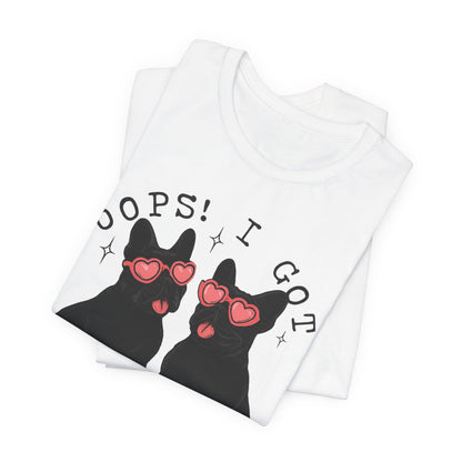 Black French Bulldog Oops TShirt