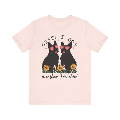 Black French Bulldog Oops TShirt