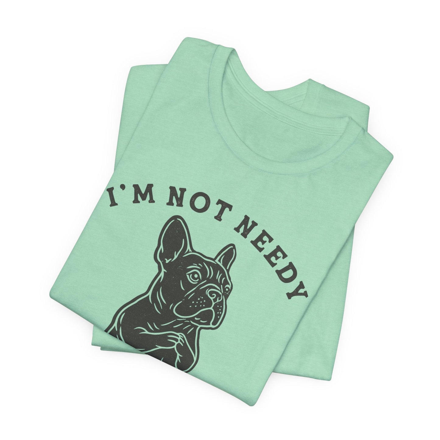 Black French Bulldog Wanty TShirt