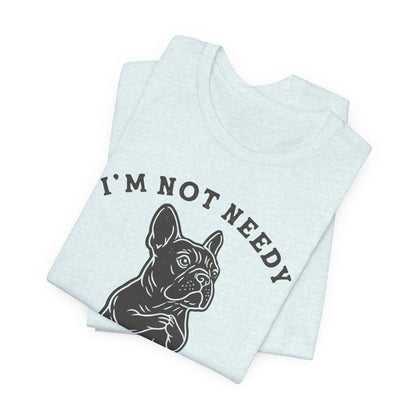 Black French Bulldog Wanty TShirt