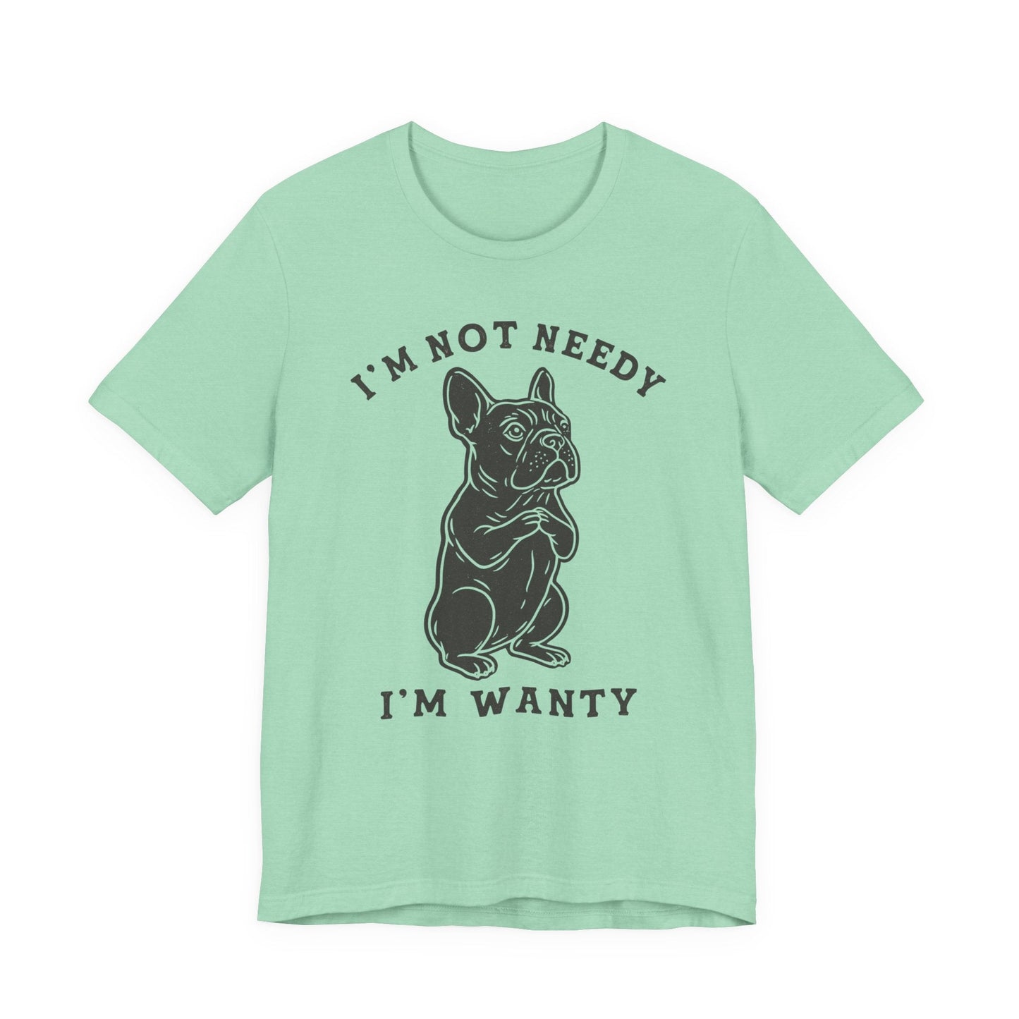 Black French Bulldog Wanty TShirt
