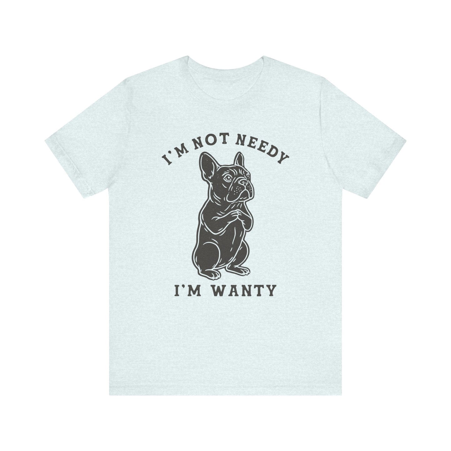 Black French Bulldog Wanty TShirt