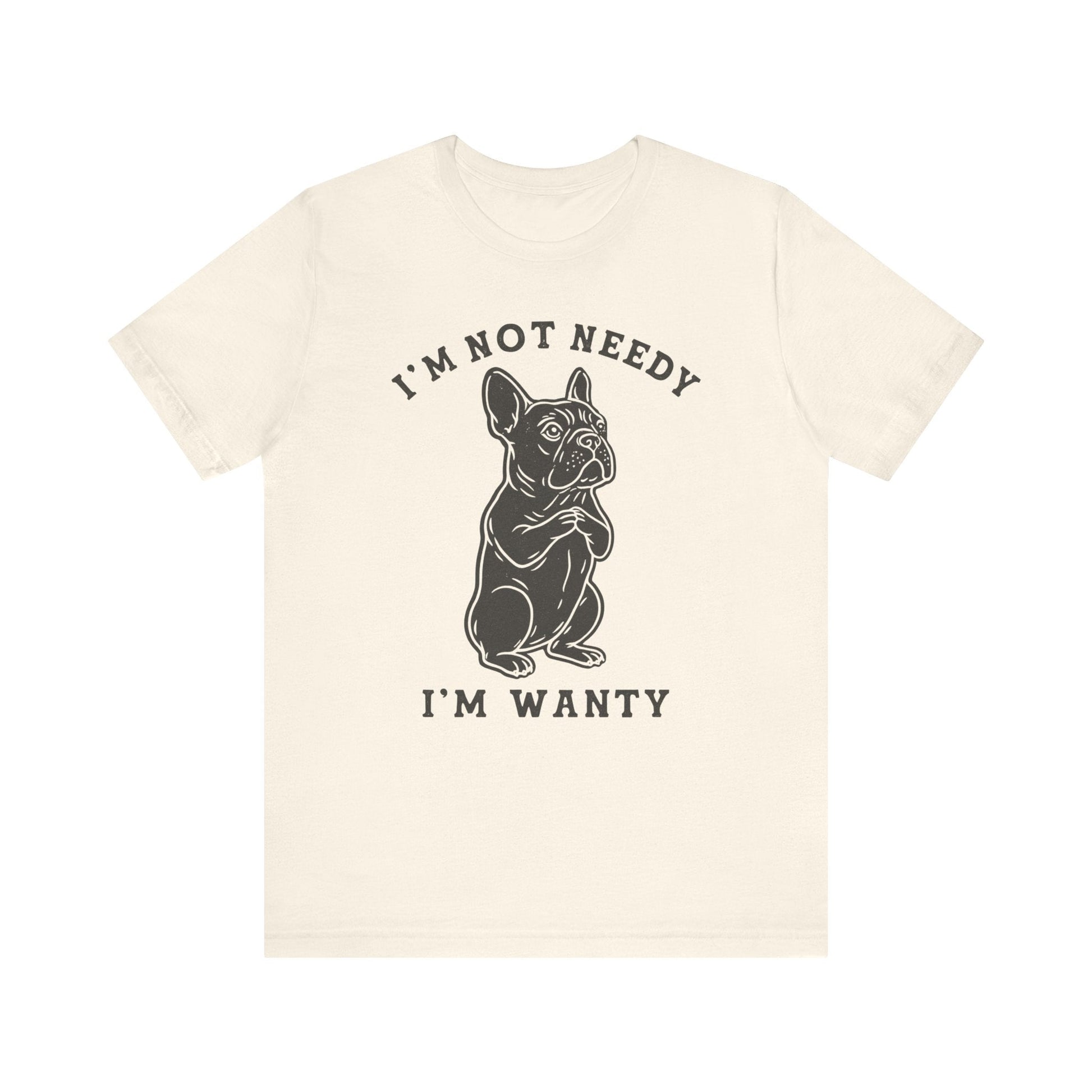 Black French Bulldog Wanty TShirt