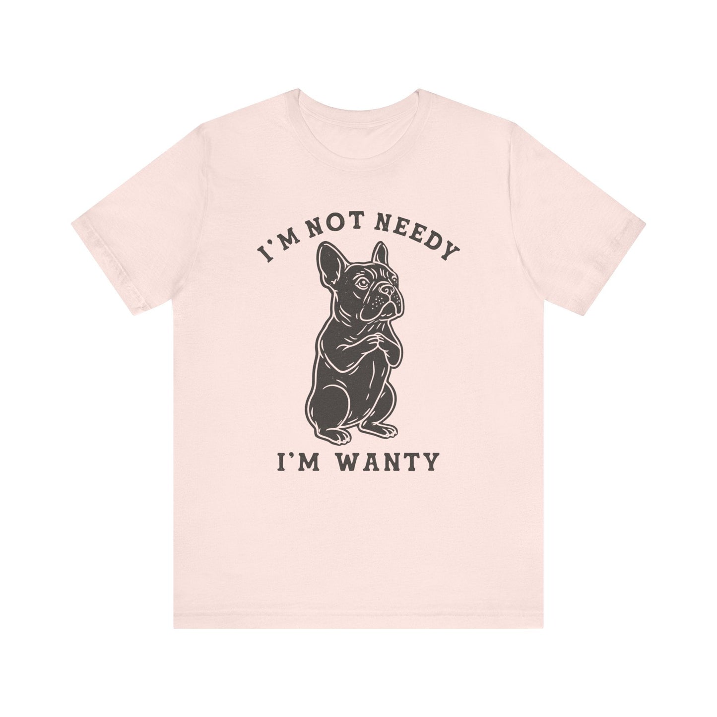 Black French Bulldog Wanty TShirt