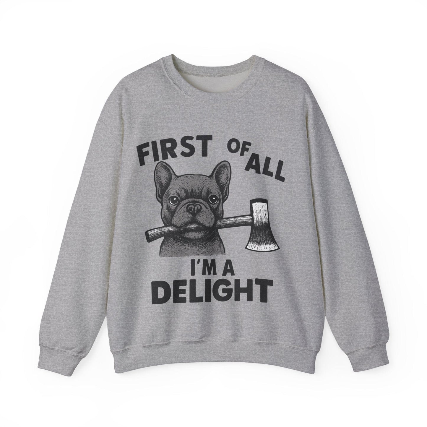Black Frenchie Delight Sweatshirt