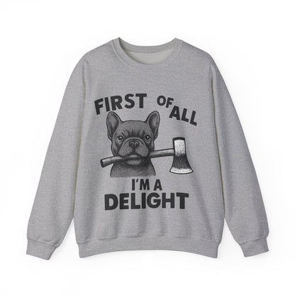Black Frenchie Delight Sweatshirt