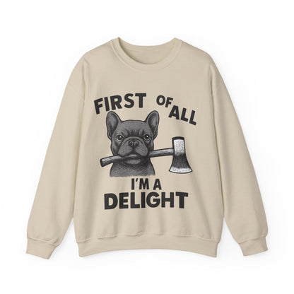 Black Frenchie Delight Sweatshirt