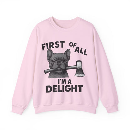 Black Frenchie Delight Sweatshirt