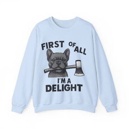 Black Frenchie Delight Sweatshirt