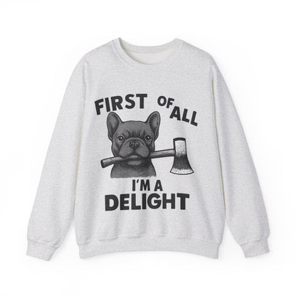 Black Frenchie Delight Sweatshirt