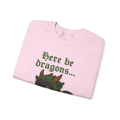Black Frenchie Dragons Sweatshirt