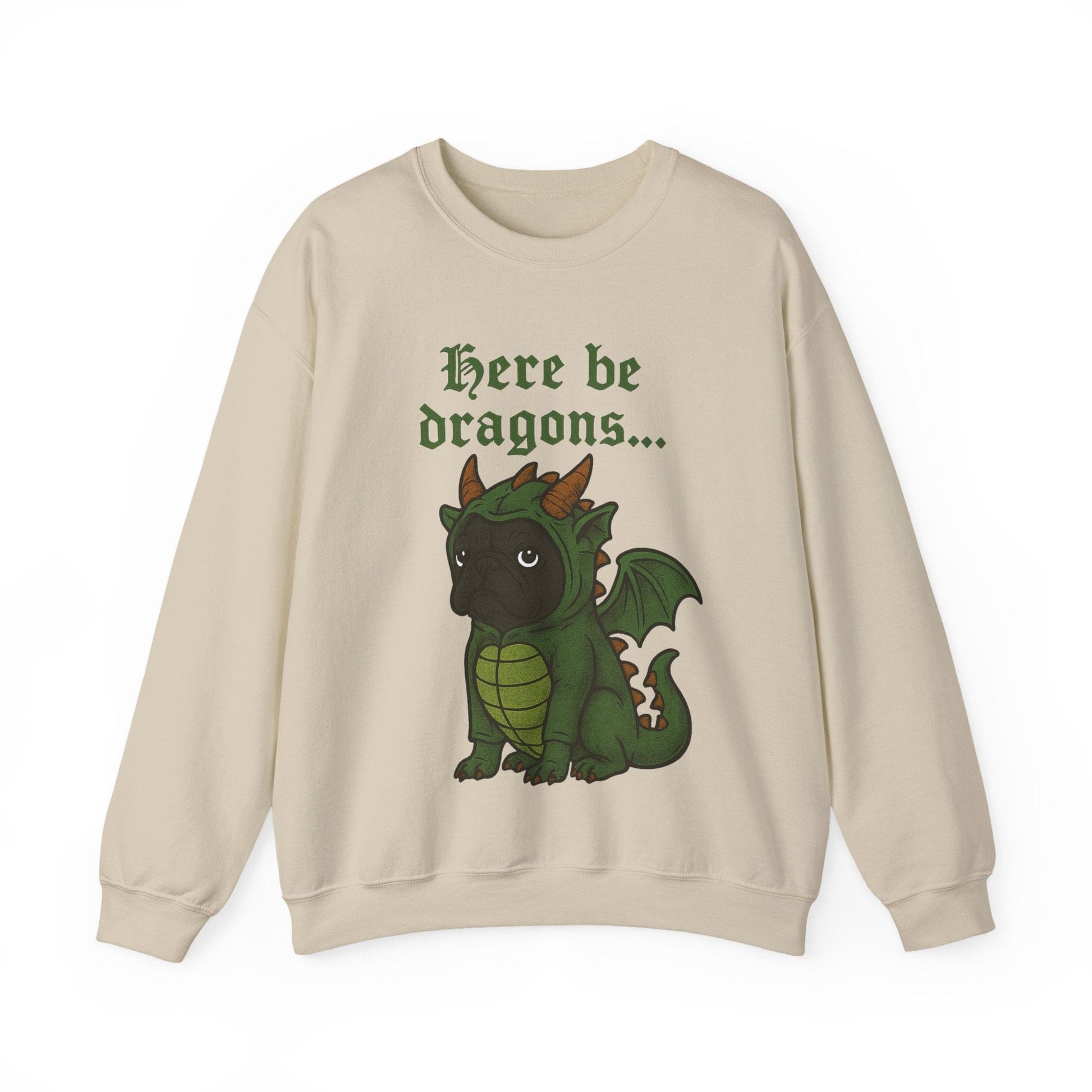 Black Frenchie Dragons Sweatshirt