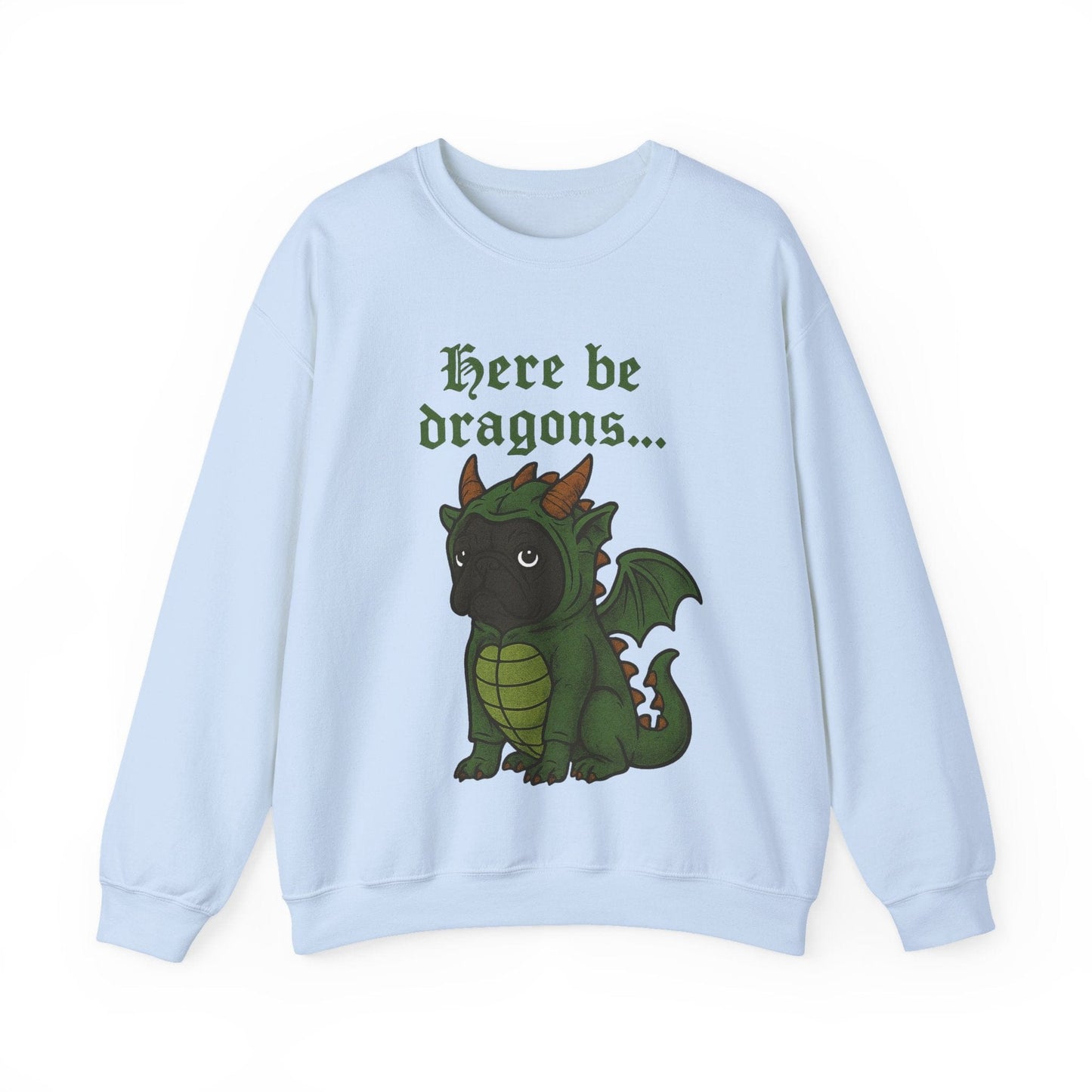 Black Frenchie Dragons Sweatshirt