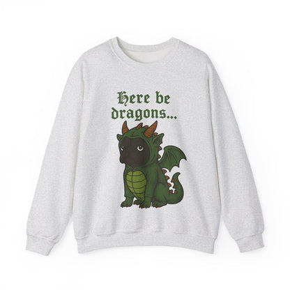 Black Frenchie Dragons Sweatshirt