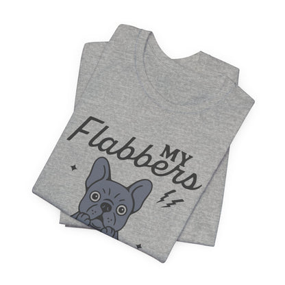Black Frenchie Flabbergasted Tshirt