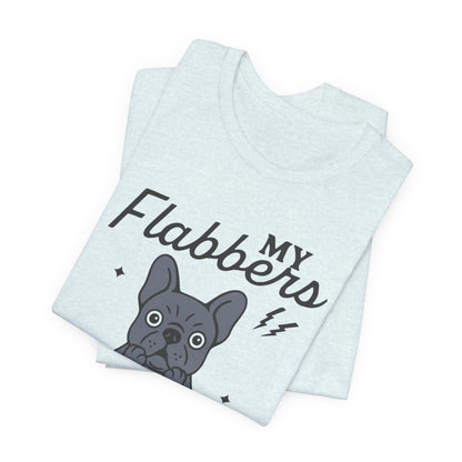 Black Frenchie Flabbergasted Tshirt