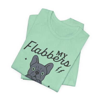 Black Frenchie Flabbergasted Tshirt
