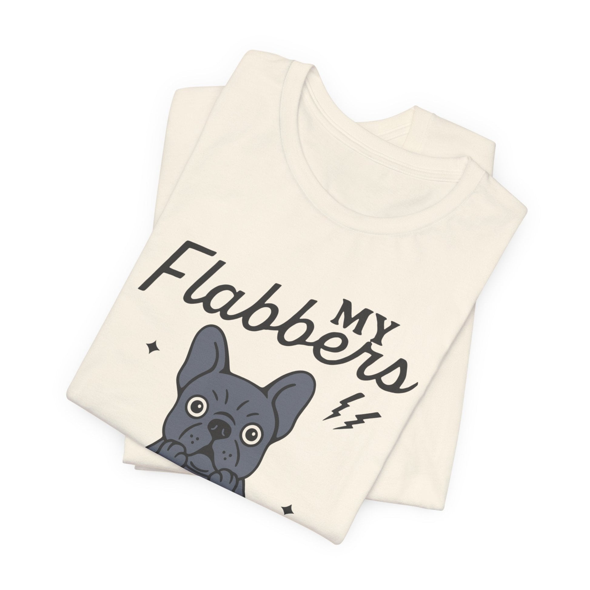 Black Frenchie Flabbergasted Tshirt