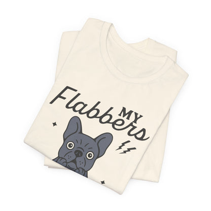 Black Frenchie Flabbergasted Tshirt