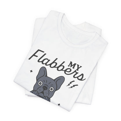 Black Frenchie Flabbergasted Tshirt