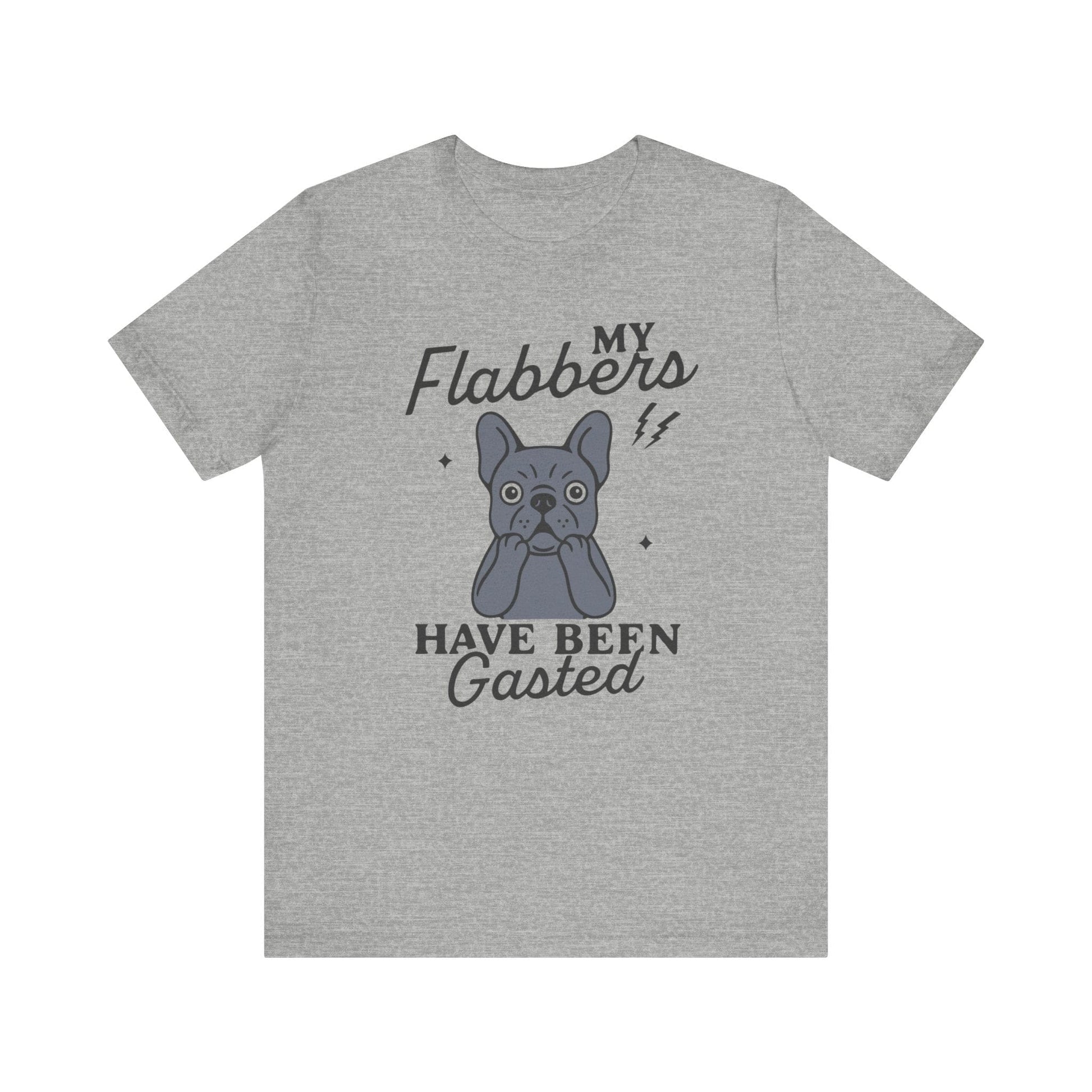Black Frenchie Flabbergasted Tshirt