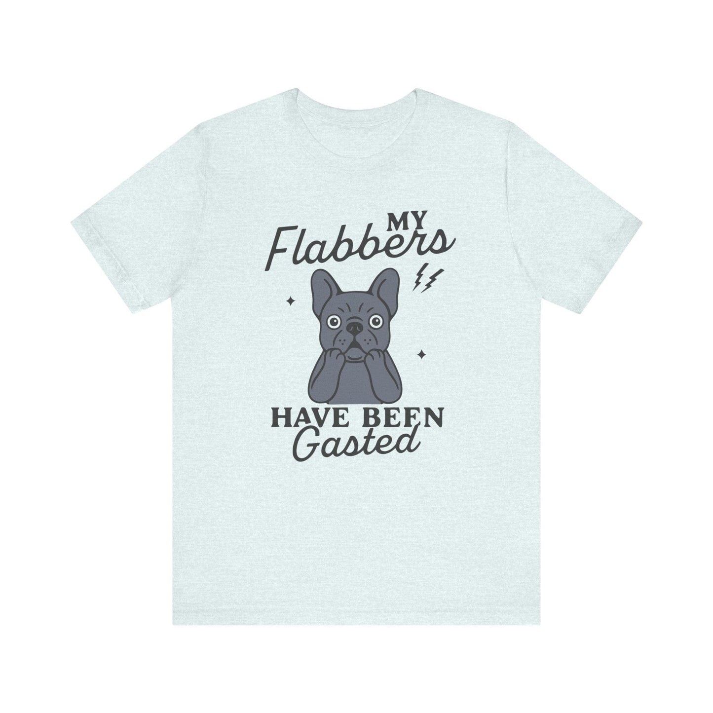 Black Frenchie Flabbergasted Tshirt